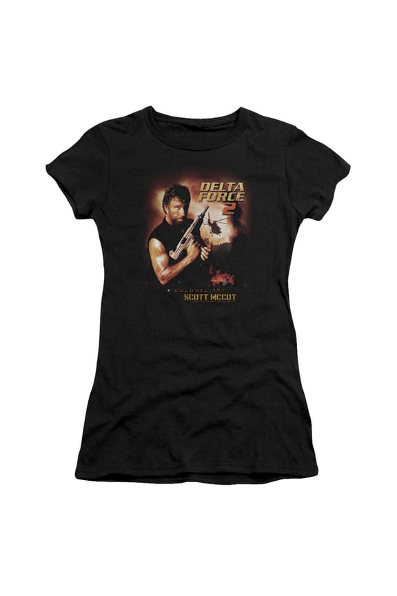 Delta Force Delta Force 2 Poster Junior Women's T-Shirt Sheer Black