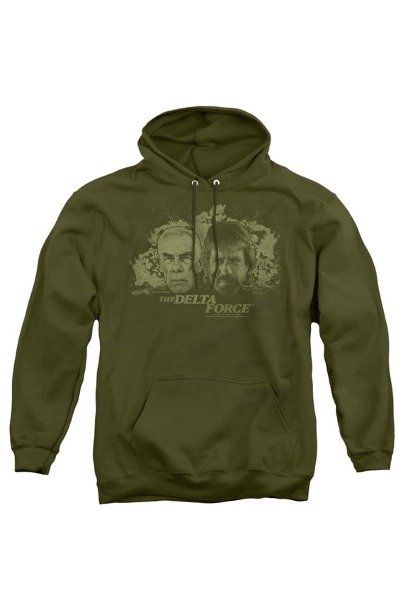 Delta Force Explosion Adult Pullover Hoodie Sweatshirt Military Green