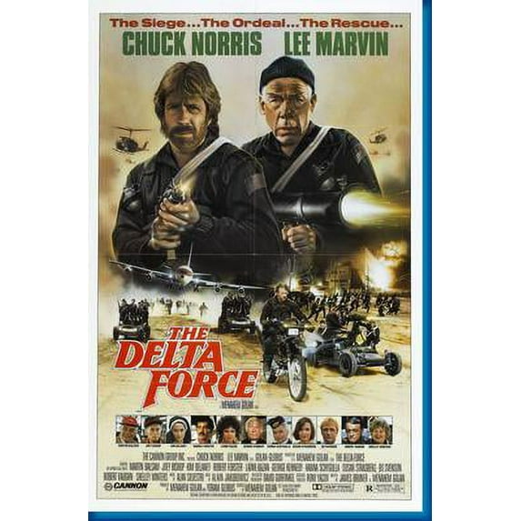 Delta Force Movie Poster Art Decor Art Poster 24x36 Multi-Color Square Adults Best Posters