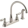 thumbnail image 1 of Delta Faucet 21988LF Two Handle Kitchen Faucet with Spray, Chrome, 1 of 3