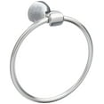 thumbnail image 1 of Delta Foundations Wall Mount Round Towel Ring Bath Accessory in Polished Chrome, 1 of 3