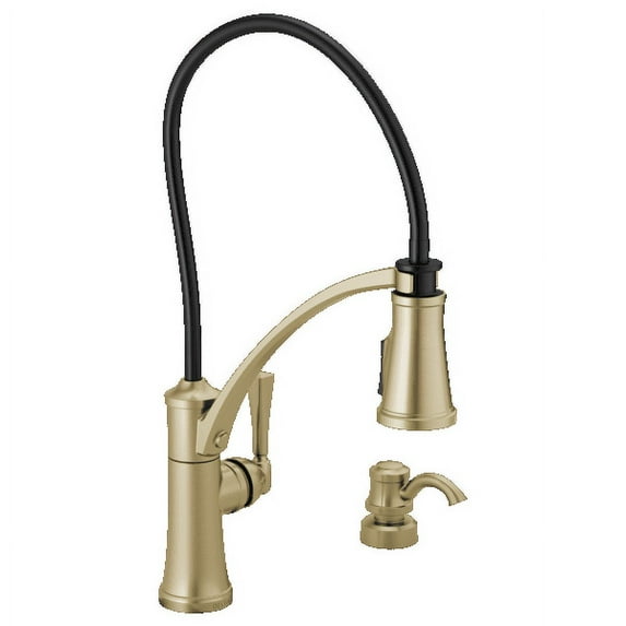 Delta Foundry: Single Handle Pull-Down Kitchen Faucet with ShieldSpray