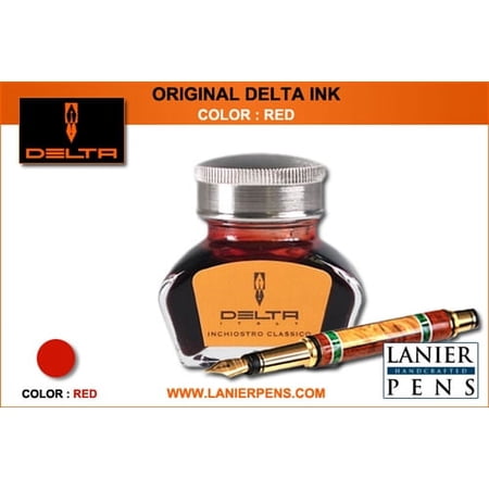 Delta Fountain Pen Ink - Red