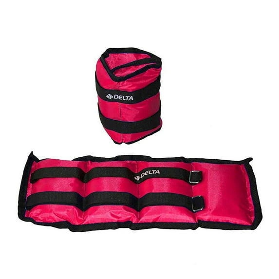 Delta Fuchsia Hand Foot Ankle Muscle Strengthener Weight Set 1.5 kg x 2 Pieces