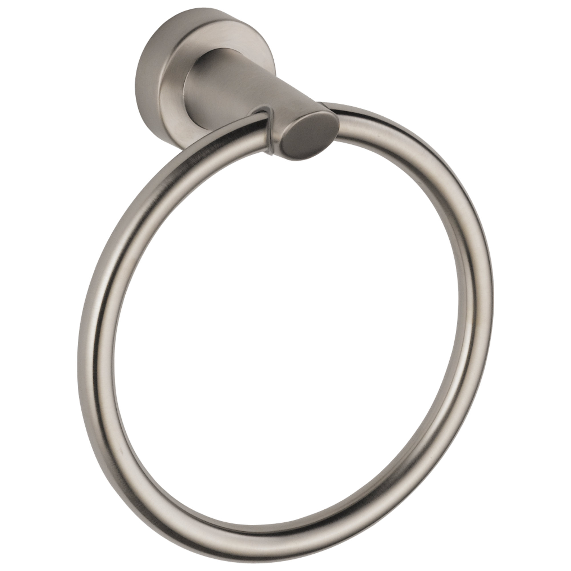 Anello Porta Asciugamani Da Parete Delta Trinsic, Rettangolare, Finitura Nero Opaco, D759460BL, Design Moderno Europeo