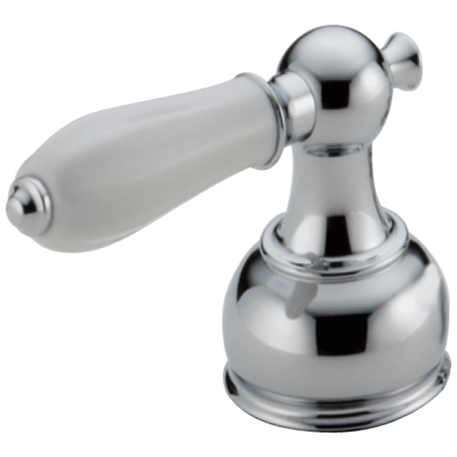 Delta H212 Porcelain Lever Handle Set, Chrome