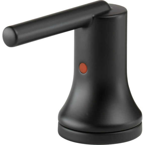 Delta H259 Trinsic Replacement Two Metal Lever Widespread Handle Kit - Black