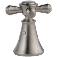 thumbnail image 1 of Delta H295SS Metal Cross Handle Set - Deck Mount Bathroom & Bidet, Stainless, 1 of 7