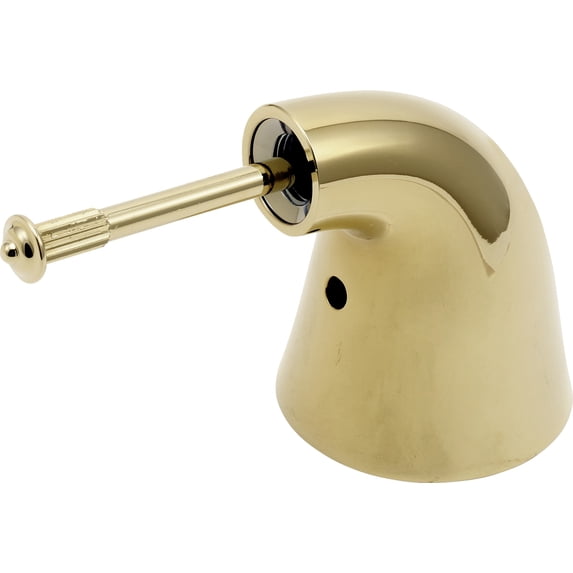 Delta H64 Polished Brass Two Traditional / Classic Metal Lever Handle From The Standard