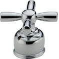 thumbnail image 1 of Delta H66 Chrome Two Traditional / Classic Metal Cross Handle From The Neostyle Collection, 1 of 3