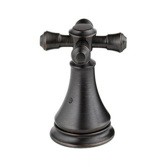 Delta H695RB Metal Cross Handle Set - Roman Tub, Venetian Bronze