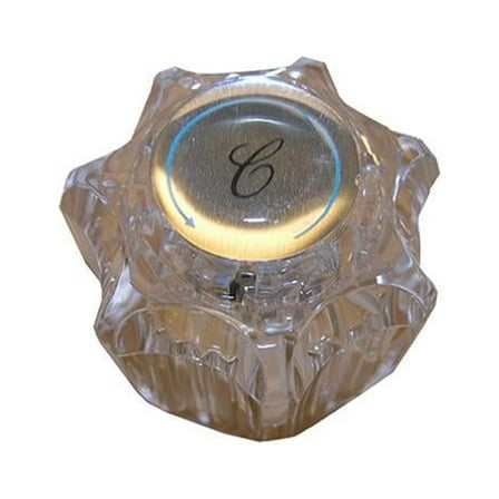 Delta HC-111 Twin Lavatory/Kitchen Faucet Handle, Clear - Quantity 6