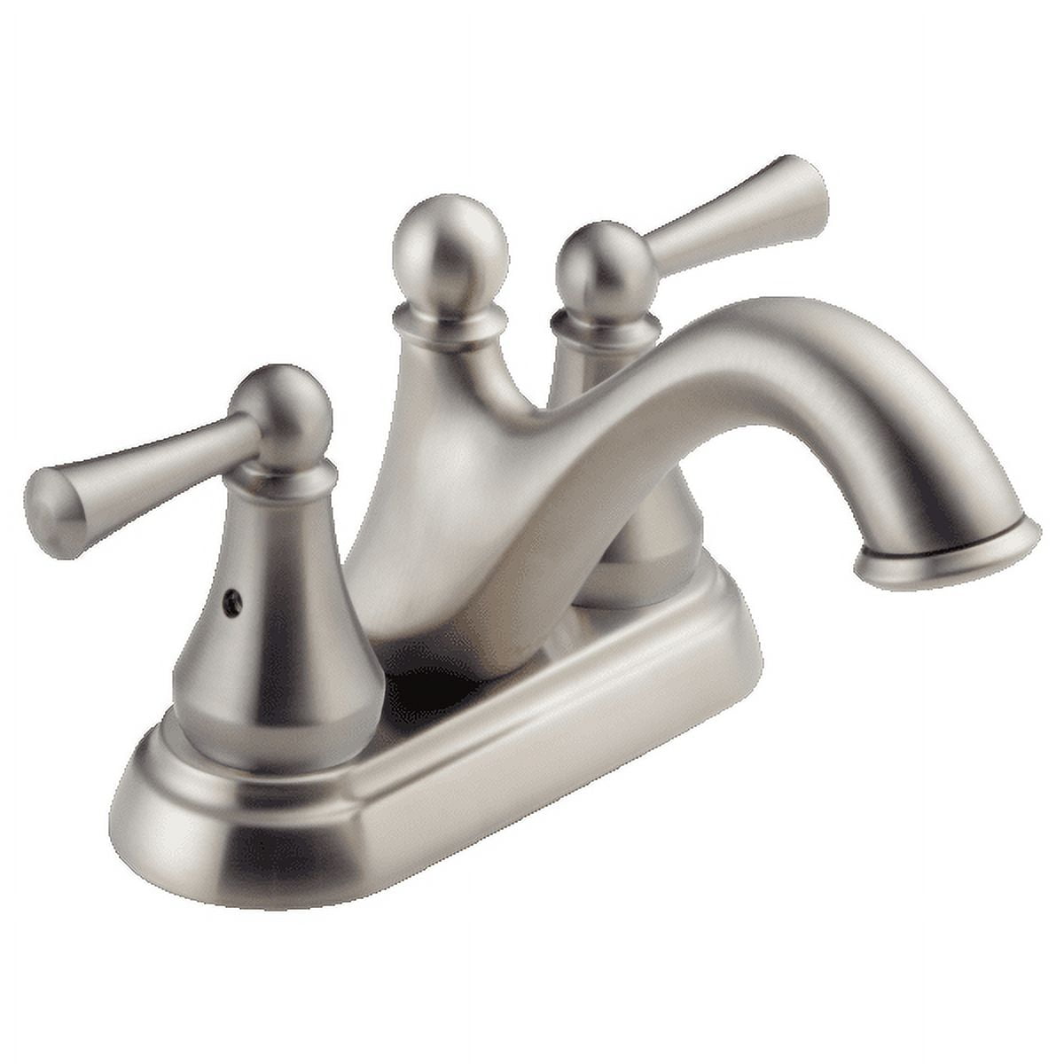 Haywood 4" Centerset Stainless Steel Bathroom Faucet with Dual Handles