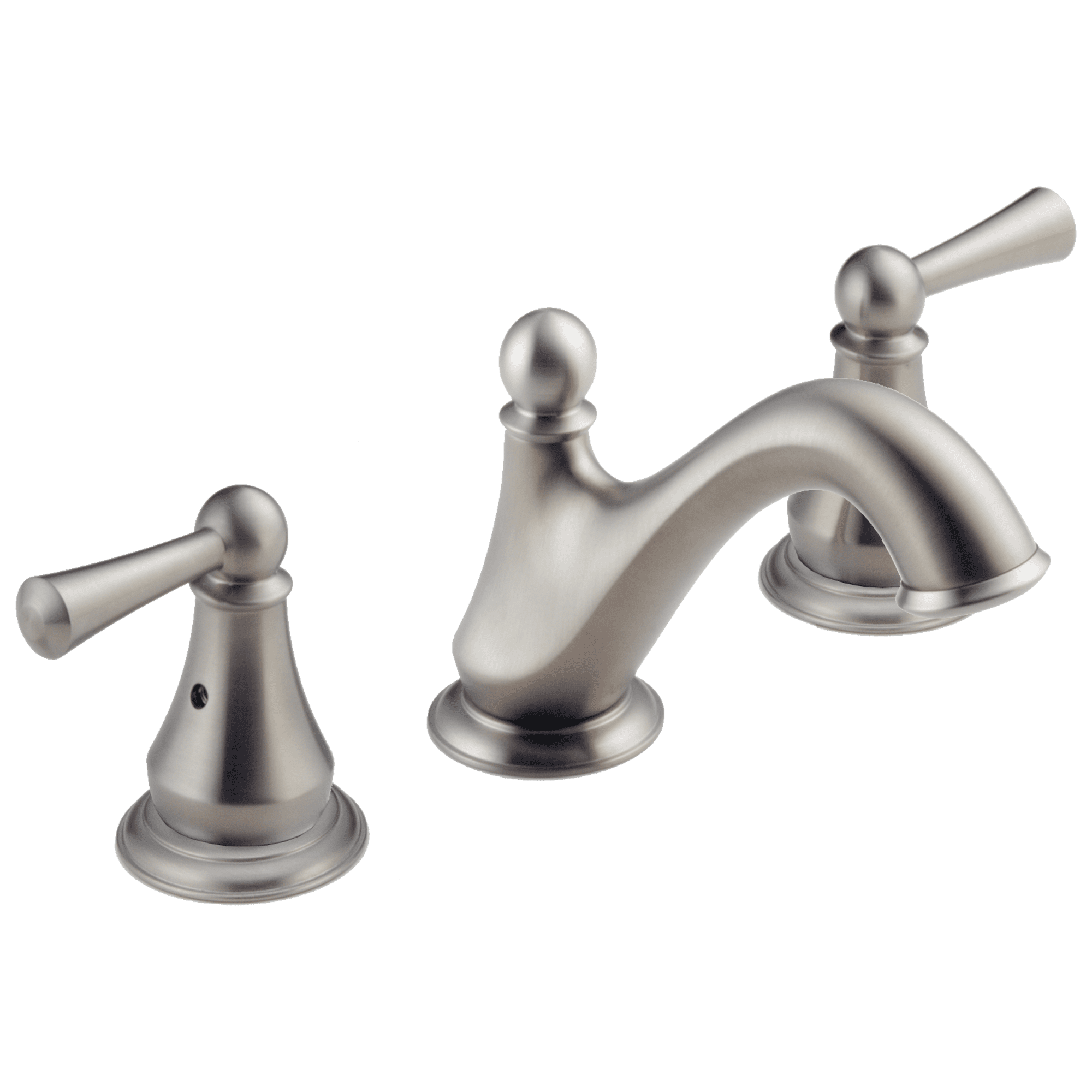 Sleek Modern Widespread 2-Handle Stainless Steel Bathroom Faucet
