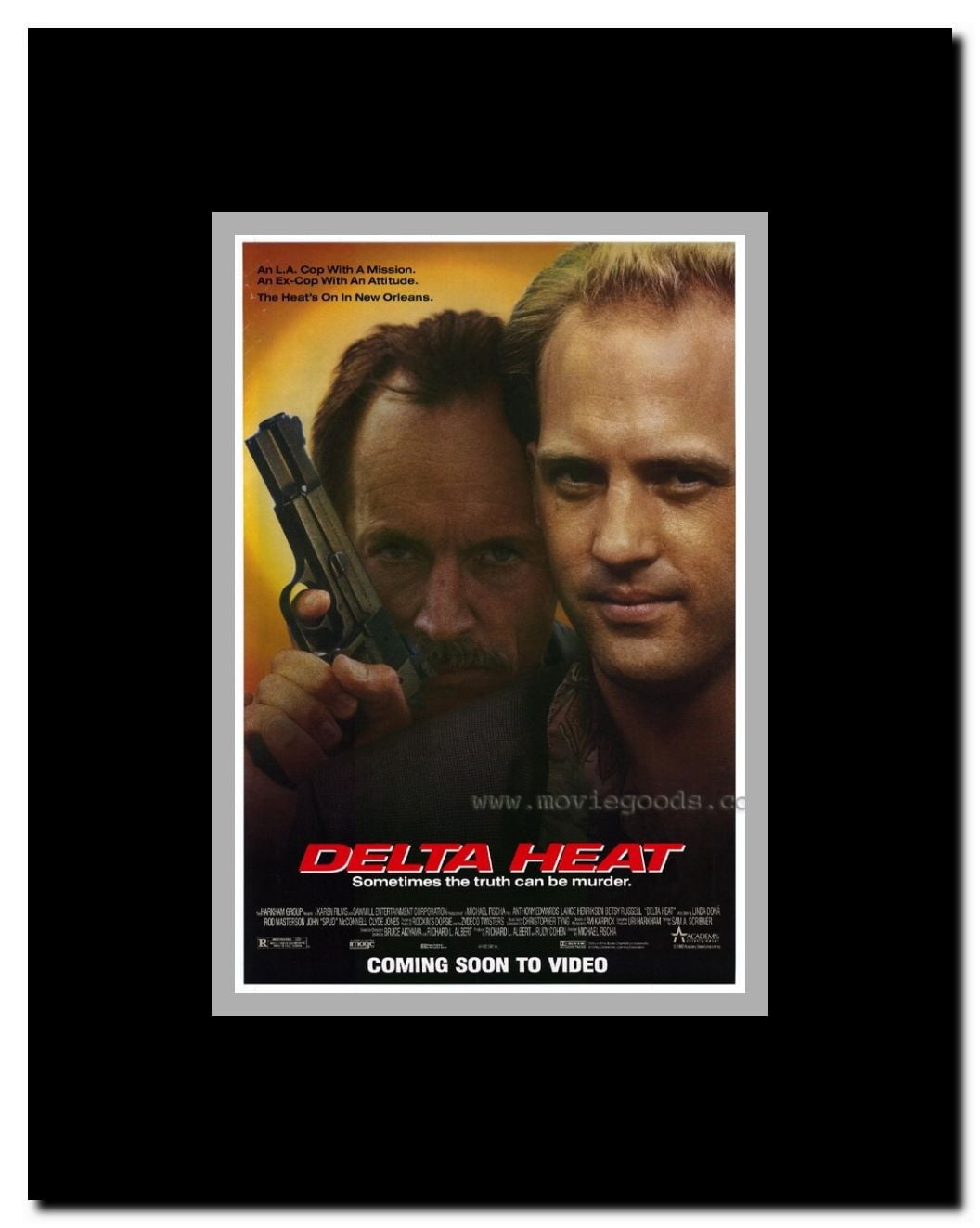 Delta Heat Framed Movie Poster