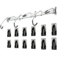 thumbnail image 1 of Delta Heavy Duty Track Rack Wall Mount Bike Rack - 6-Bike, Silver, 1 of 7