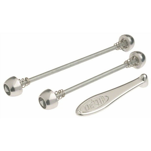 Delta HubLox: Anti-Theft Locking Skewers Bicycle Security QR Axles
