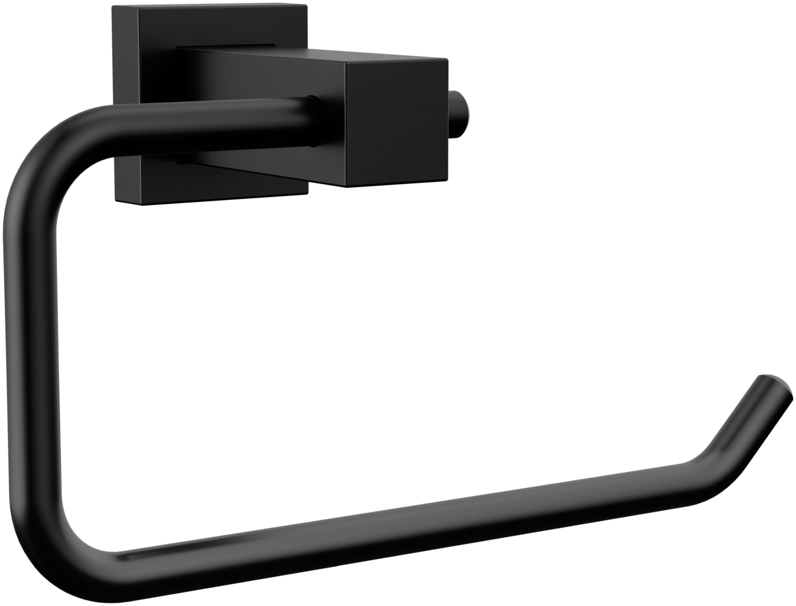 Delta IAO20851-BL Velum Wall Mounted Euro Toilet Paper Holder - Black