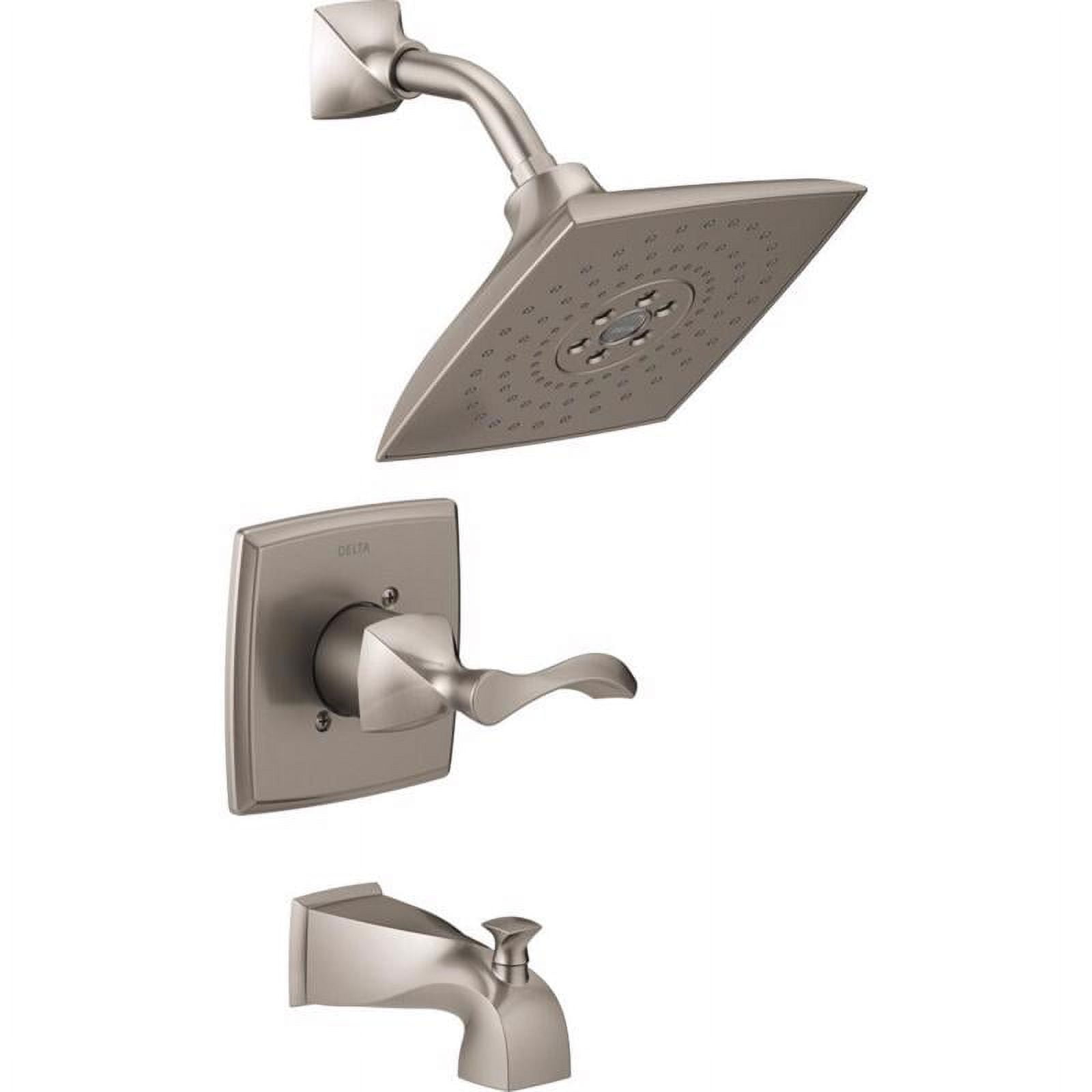 Delta Kahlo 1Handle Brushed Nickel Tub and Shower Faucet