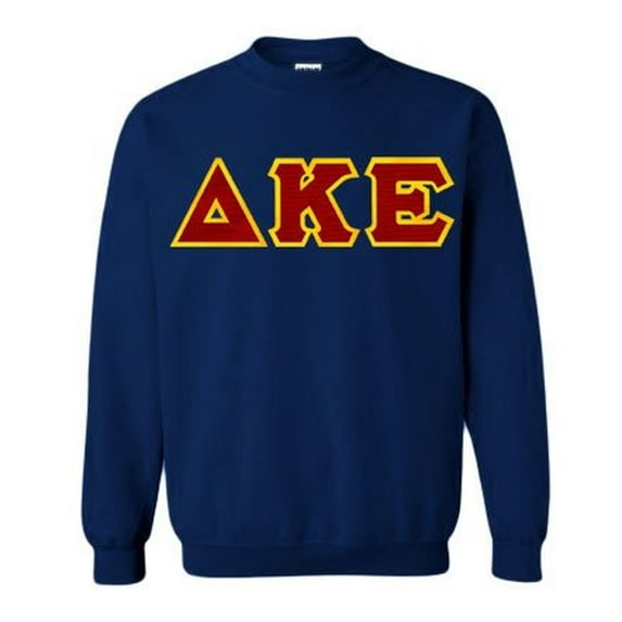 Delta Kappa Epsilon Lettered Crewneck Medium Navy Blue