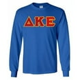 thumbnail image 1 of Delta Kappa Epsilon Lettered Long sleeve 2X-Large Royal Blue, 1 of 1