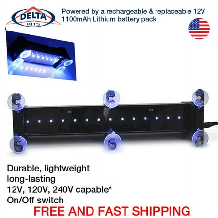 Delta Kits Elite XL UV LED Curing Lamp, Auto Glass Windshield Repair Ultraviolet Light, Long Crack Glass Repair, More Coverage – Ultraviolet Lamp Windshield Repair Curing lamp