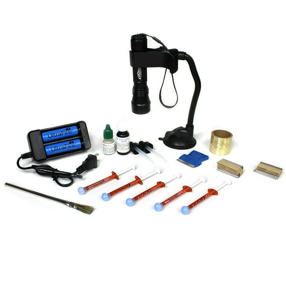 Delta Kits Plate Glass Repair Kit - Repair BB Holes, Bulls-Eye Breaks or Rock Chips in Home or Office Plate Glass Windows