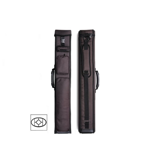Delta Knight Series 2x5 Hard Cue Case - Brown