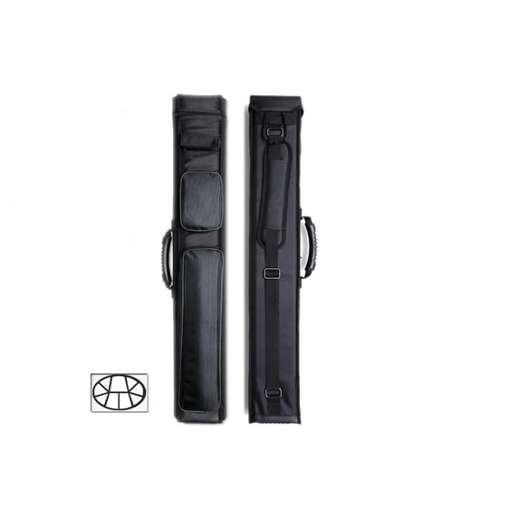 Delta Knight Series 3x6 Hard Cue Case - Black