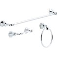 thumbnail image 1 of Delta LRN63-PC Lorain 3 Piece Bath Hardware Set Polished Chrome Finish, 1 of 8