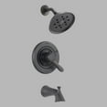 thumbnail image 1 of Delta Lahara Dual Function Pressure Balanced Bath and Shower Trim with H2Okinetic Shower Head and Integrated Volume Control Less Rough-in, Available in Various Colors, 1 of 4