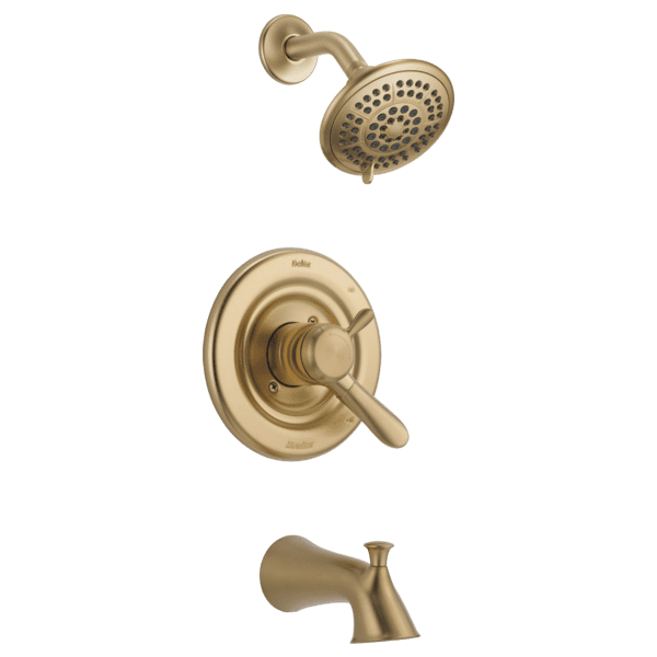 Delta Lahara MonitorÂ® 17 Series Tub & Shower Trim in Champagne Bronze