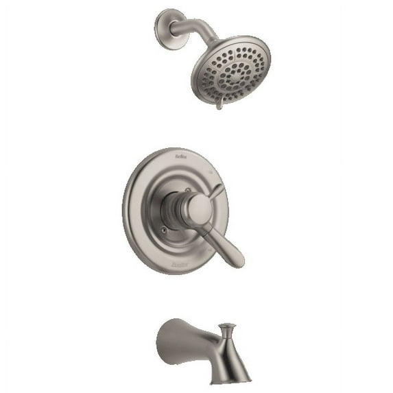 Delta Lahara Monitor® 17 Series Tub & Shower Trim in Stainless T17438-SS