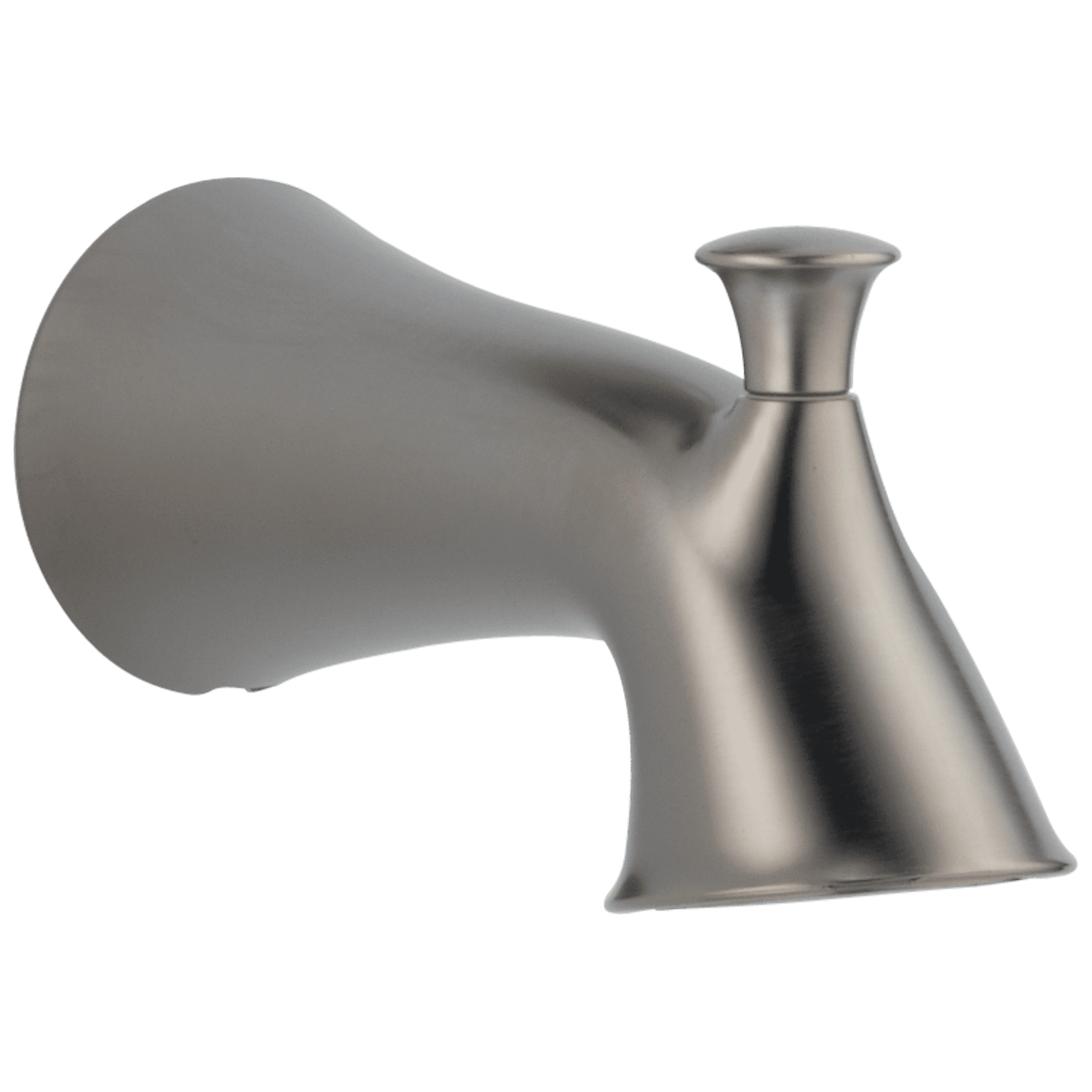 Modern Stainless Steel Wall Mounted Tub Spout with Diverter