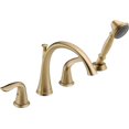 thumbnail image 1 of Delta Lahara Roman Tub Filler with Hand Shower, Available in Various Colors, 1 of 7
