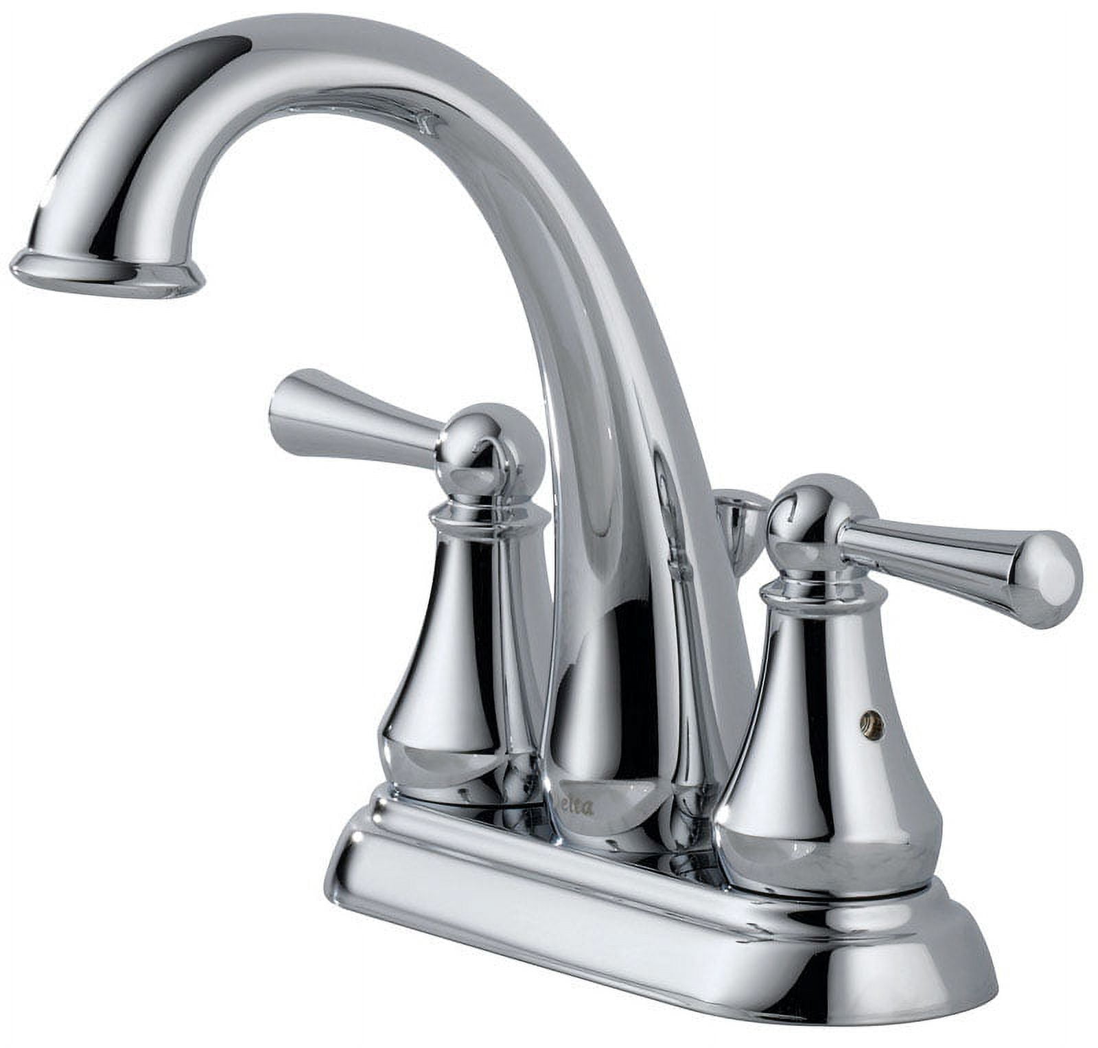 Delta Lavatory Faucet Low Lead Two Handle 7-1/4 " H Arc Spout Lewiston 1.5 Gpm 1.5 Gpm 4 " Centers C