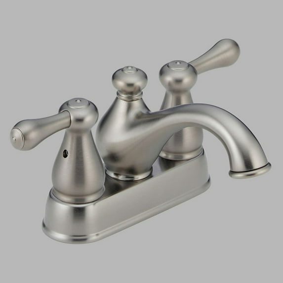 Delta Leland Centerset Lavatory Faucet with Metal Lever Handles, Available in Various Colors