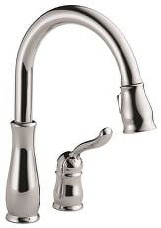 Chrome Pull-Down Kitchen Faucet with Spray and Deck Mount