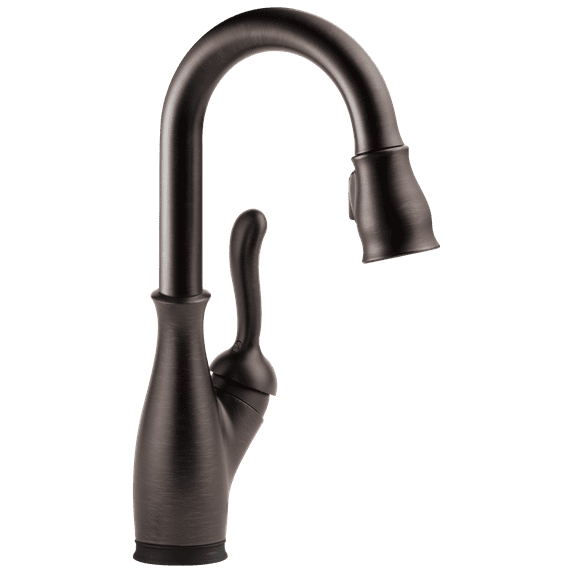 Delta Leland Single Handle Pull-Down Bar / Prep Faucet with Touch Technology in Venetian Bronze