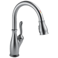 thumbnail image 1 of Delta Leland Single Handle Pull-Down Kitchen Faucet in Arctic Stainless 9178T-AR-DST, 1 of 2