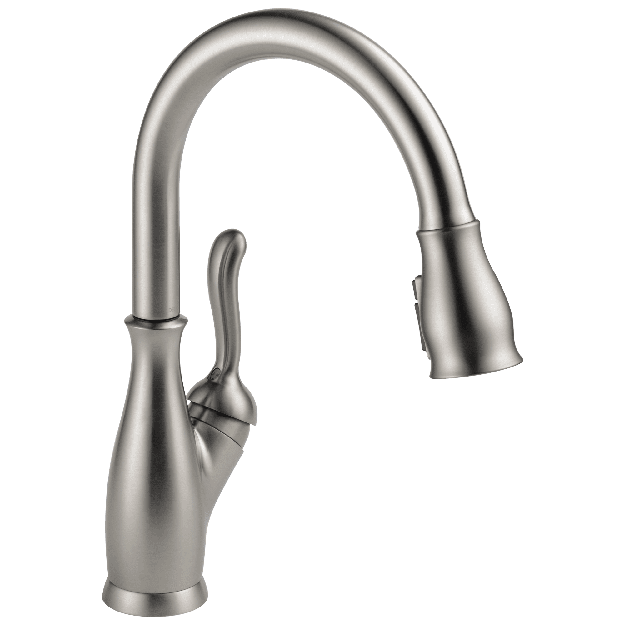 Stainless Steel 15" Pull-Down Spray Kitchen Faucet with Brass Body