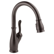Delta Leland Single Handle Pull-Down Kitchen Faucet with Touch2O  and ShieldSpray  Technologies in Venetian Bronze 9178T-RB-DST