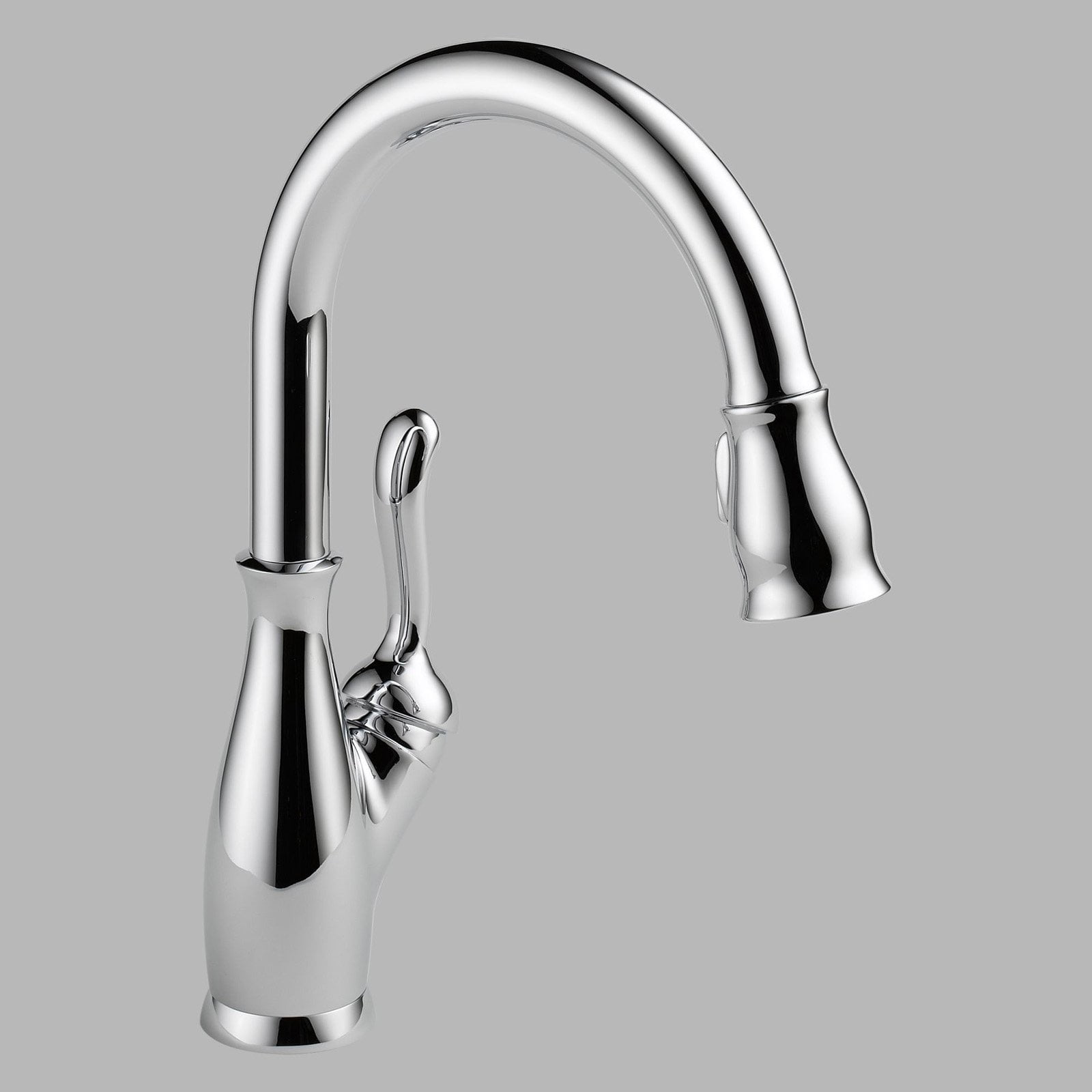 Chrome Traditional Pull-Down Spray Kitchen Faucet
