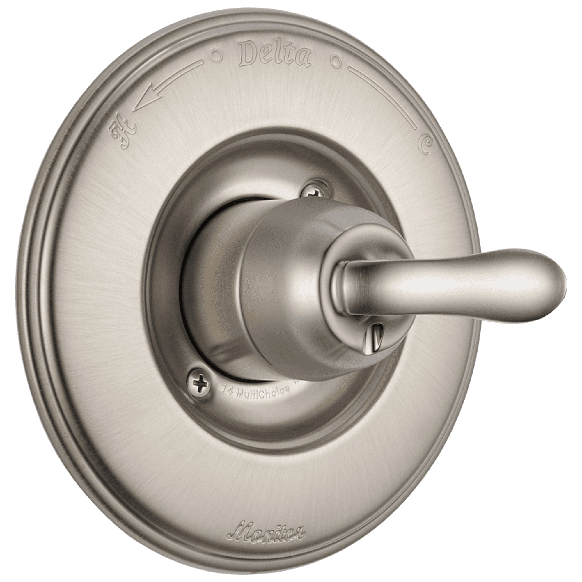 Stainless Steel Wall-Mounted Lever Shower Trim