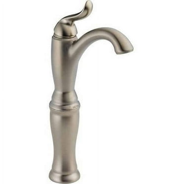 Delta Linden Single Handle Vessel Bathroom Faucet in Stainless 794-SS-DST