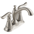 thumbnail image 1 of Delta Linden Two Handle Centerset Bathroom Faucet with Metal Drain Assembly in Stainless 2594-SSMPU-DST, 1 of 5