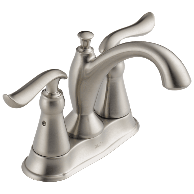 Delta Linden Two Handle Centerset Bathroom Faucet with Metal