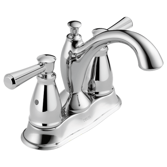 Delta Linden: Two Handle Tract-Pack Centerset Lavatory Faucet