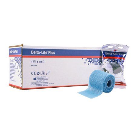 Delta-Lite Plus Cast Tape 2 Inch X 12 Foot Blue 7345835, 10 Ct