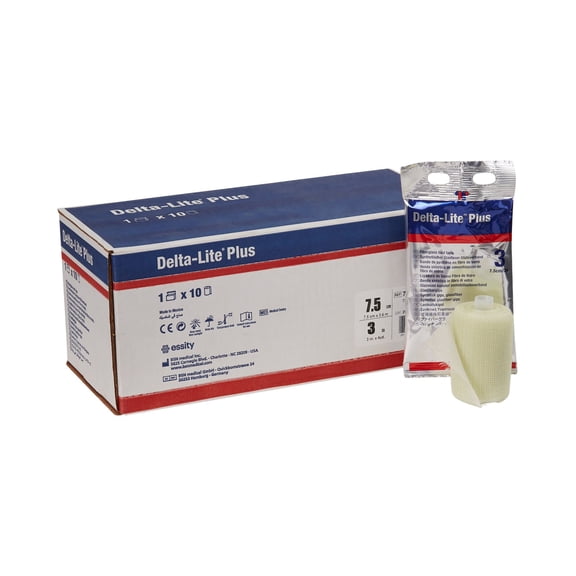 Delta-Lite Plus Cast Tape 3 Inch X 12 Foot White 7345802, 10 Ct